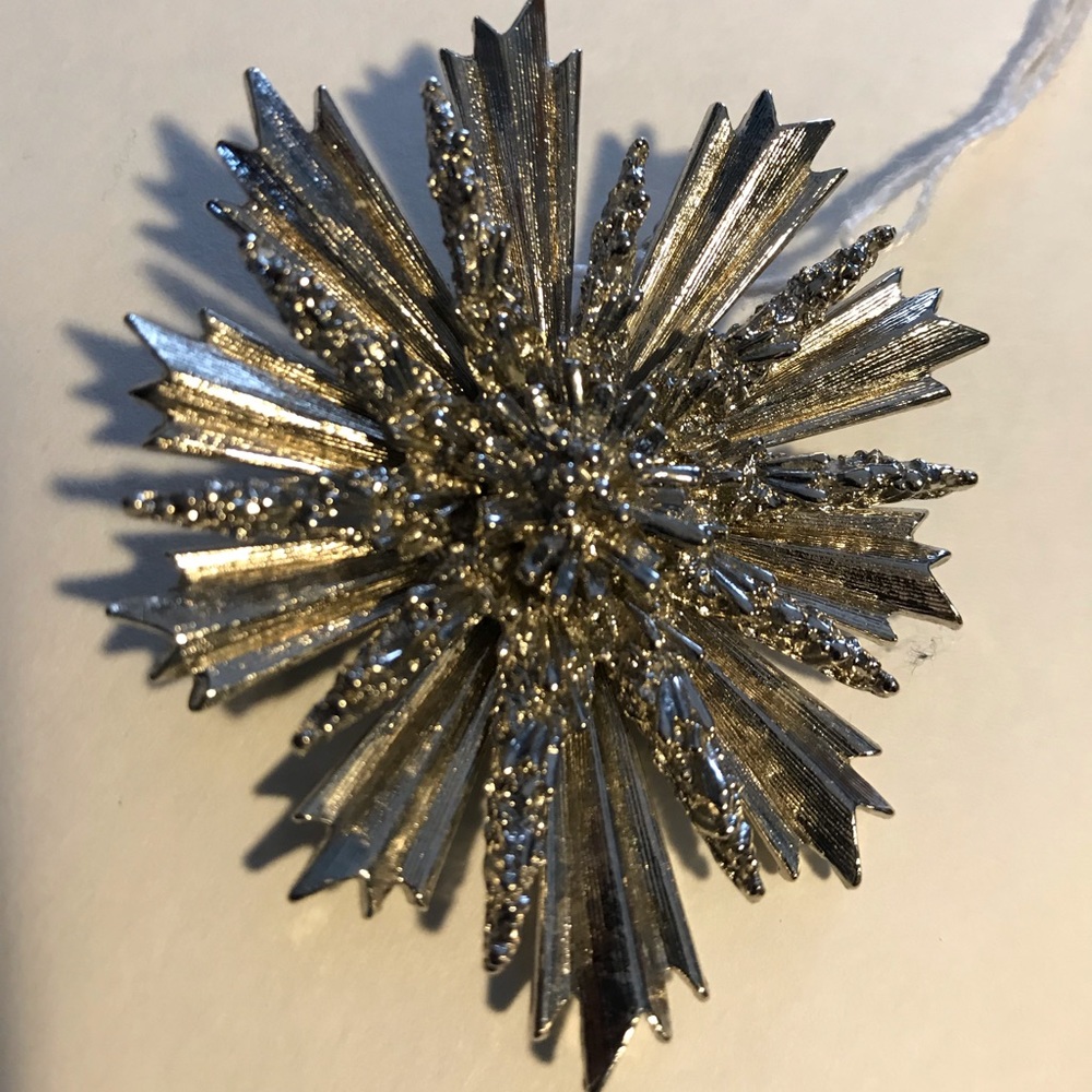 Vintage Spectacular Silver Standout Brooch